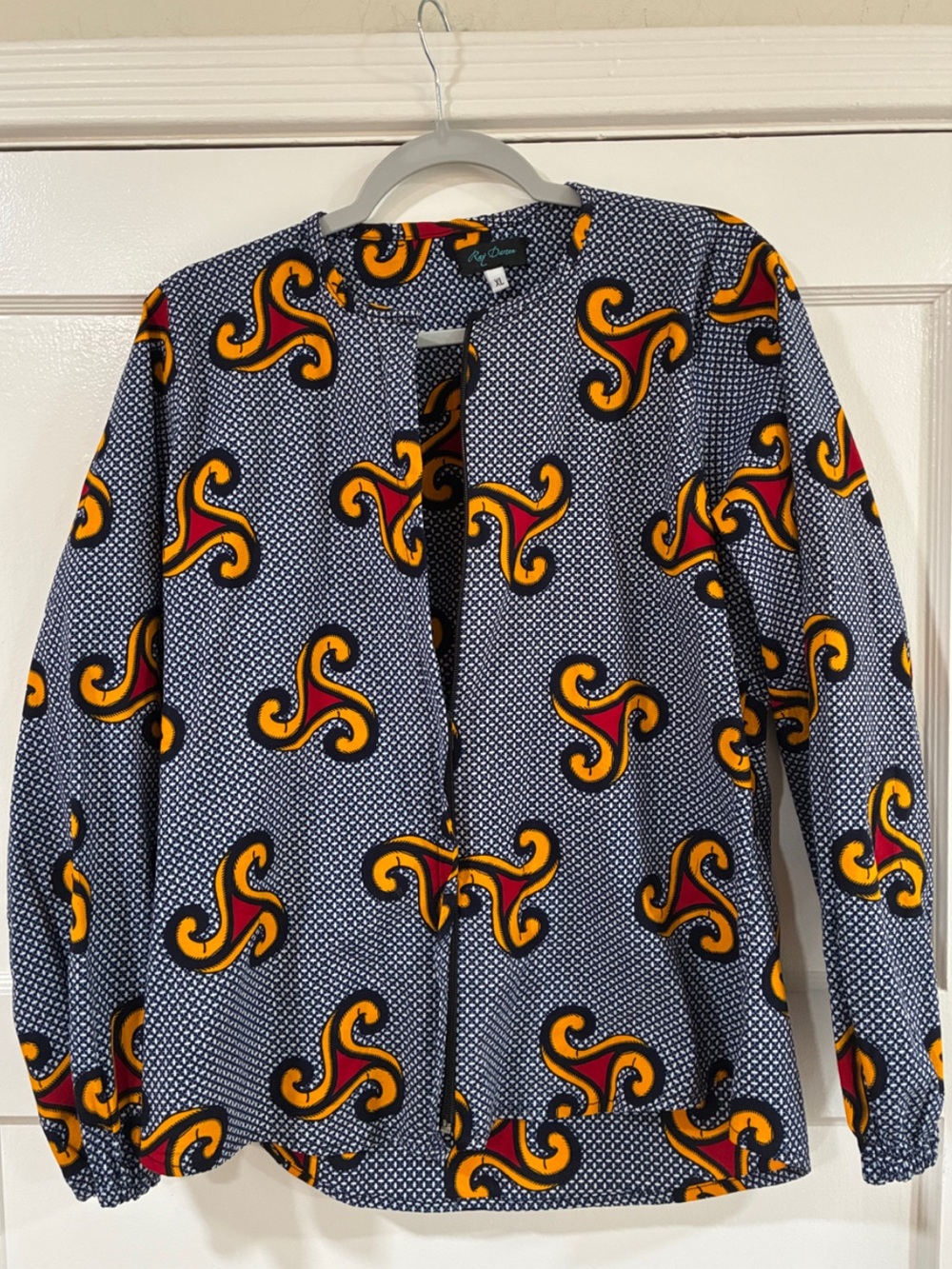Abstract Print Lightweight Jacket 100% Cotton
